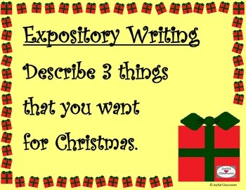 informative or explanatory writing about christmas day