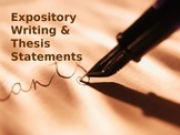 Expository Writing and Thesis Statement