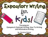 Expository Writing for Kids! {CCSS aligned}