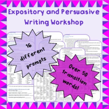 Preview of Expository and Persuasive Essay Writing Workshop