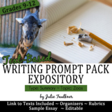 Writing Prompt Pack, Expository Analytic Summary Essay: Da