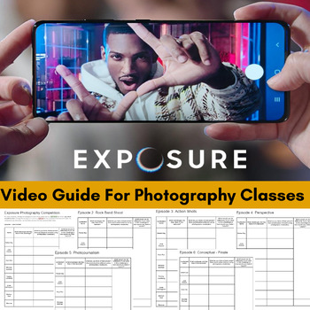 Preview of Exposure Video Guide/Graphic Organizer for Photography Classes