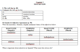 Expresate (Book 1) Ch. 2 Test Review Worksheet