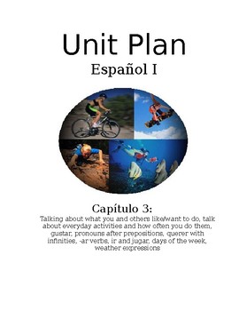Preview of Exprésate I Spanish I lesson plans and materials - Chapter 3