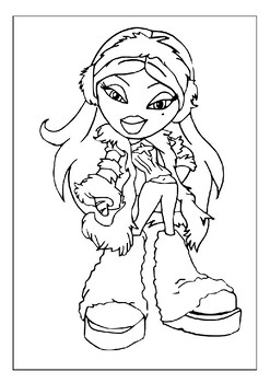 Bratz Coloring Pages to Color - Get Coloring Pages