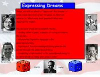 Preview of Expressing Dreams Lesson Plan