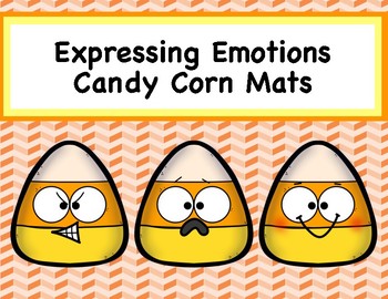 Preview of Expressing My Emotions: Interactive Candy Corn Mats with Pumpkins