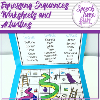 Preview of Expressing Sequences Worksheets and Activities