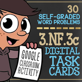 Expressing Whole Numbers as Fractions ★ Google Classroom Activity 3NF3 3rd Grade