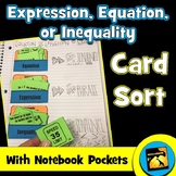 Expression, Equation, or Inequality Card Sort