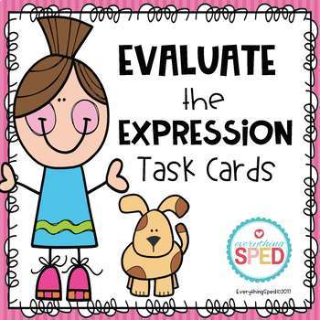 Preview of Expression Task Cards