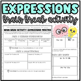 Expressions Activity or Review | Brain Break Activity | Fu