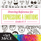 Expressions & Emotions Drawing Reference | Grades K-5