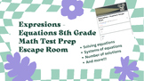 Expressions + Equations 8th Grade Math Test Prep