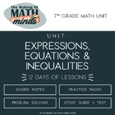 Expressions, Equations & Inequalities - 7th Grade Math Uni