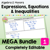 Expressions Equations and Inequalities MEGA Bundle (Algebr