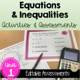 Equations and Inequalities Activities and Assessments (Alg