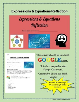 Preview of Expressions & Equations Reflection