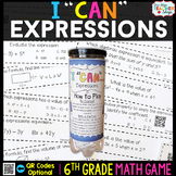 6th Grade Math Game | Evaluating Expressions
