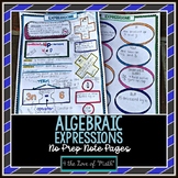 Expressions No Prep Note Pages