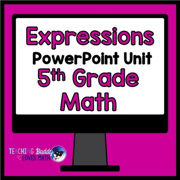 Preview of Expressions Order of Operations Math Unit 5th Grade Distance Learning