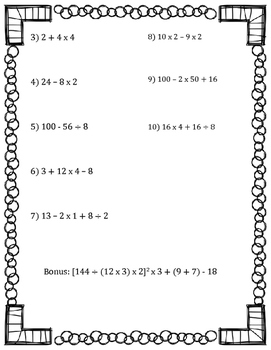 Expressions Quiz by Southern Charm School | Teachers Pay Teachers