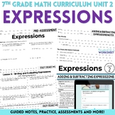Expressions Unit : 7th Grade Math Curriculum