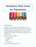 Expressions Vocabulary Flashcards
