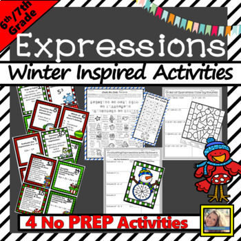 Preview of Expressions Winter Activities