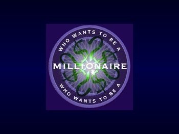 Preview of Expressions and Equations Millionaire Review Game (6.EE.1-6.EE.4)