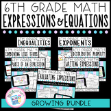 Expressions and Equations Unit Plans- GROWING Bundle