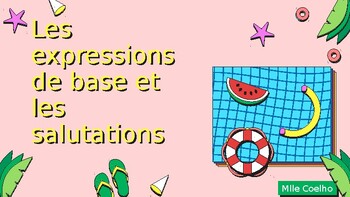 Preview of Expressions de base et salutations en français