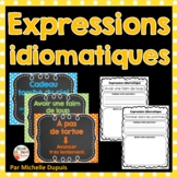 French Idioms Writing and Drawing Activity  Expressions Id