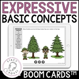 Expressive Basic Concepts BOOM CARDS™ for Speech Therapy a