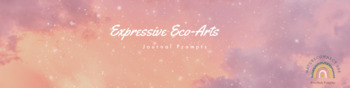 Preview of Expressive Eco-Arts Journal Prompts: Google Classroom Header Banner