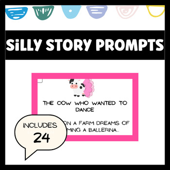 Preview of Expressive Language | Silly Story Prompts | Speech Therapy