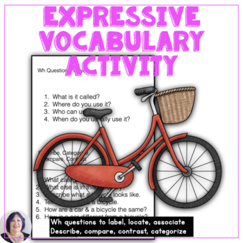 Preview of Expressive Language Expanding Utterances Answer Describe Define Activity Speech
