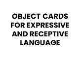 Expressive Receptive Language Cards - Preschool - Speech Therapy