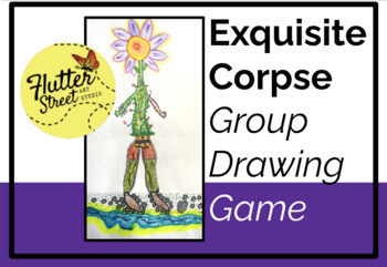 Preview of Exquisite Corpse Drawing Game - Google Slides!