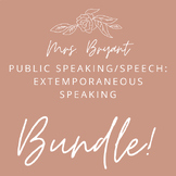 Extemporaneous Speaking Unit BUNDLE