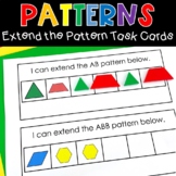 Extend the Pattern Task Cards Math Centers