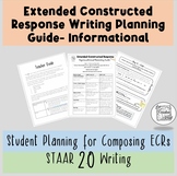 Extended Constructed Response (ECR) Writing Planning Guide