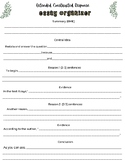 Extended Constructed Response Graphic Organizers Bundle