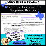 Extended Constructed Response *STARR Redesign* Practice Pr