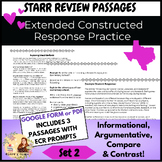 Extended Constructed Response *STARR Redesign* Practice Pr