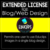 Extended License - Blog/Web Design {Educlips}