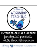 Extended License for Clip Art (Moveable Pieces) Whimsy Wor