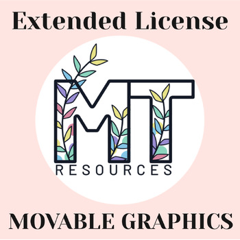 Preview of Extended License for MOVABLE pieces & Images in Digital Products | MTResources