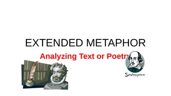 metaphor extended poetry text
