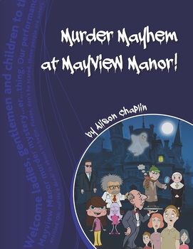 Preview of Extended Readers Theater High School Murder Mystery Comedy Drama Script Unit 
